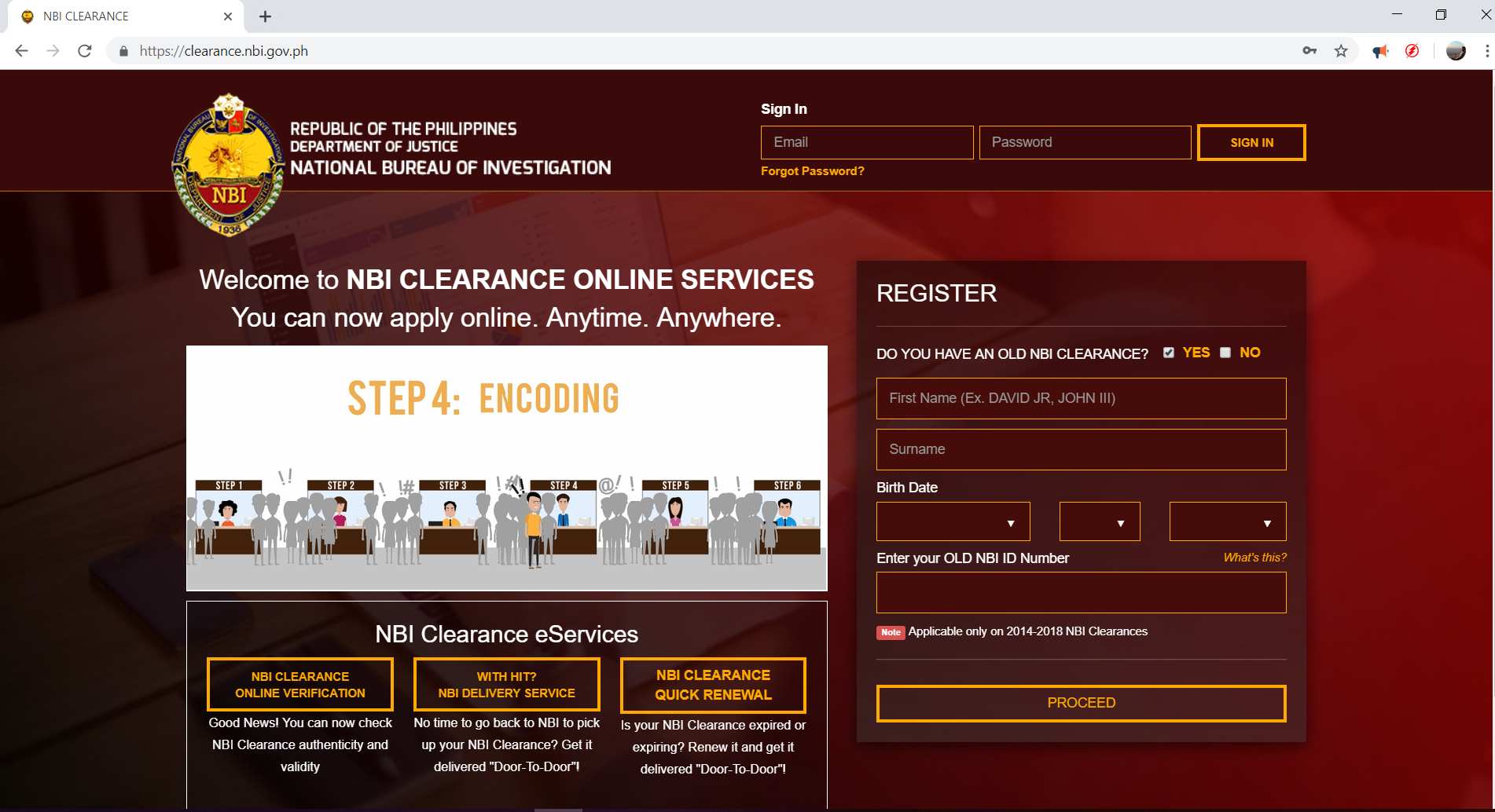 Renewal of NBI Clearance is now on your fingertips Jericho's Place