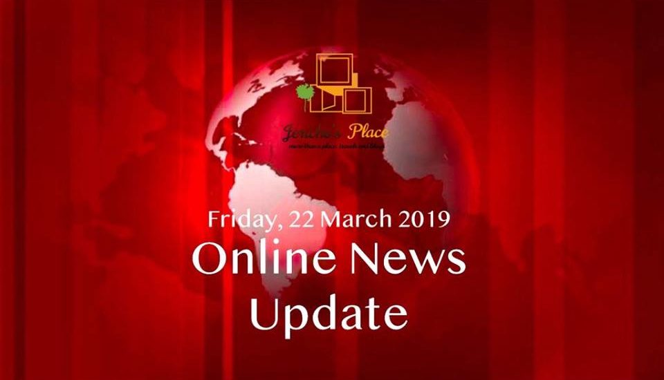 13 Latest Headlines Around the World (22 March 2019)