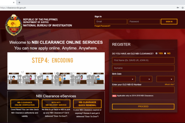 Renewal of NBI Clearance is now on your fingertips