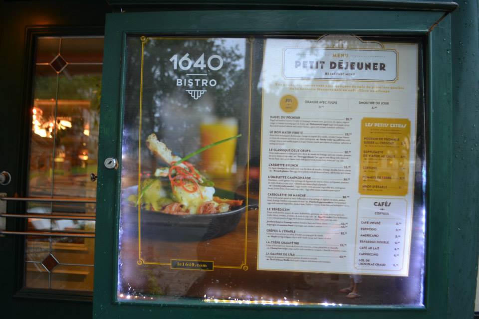 1640 Restaurant or 1640 Bistro in Quebec City, Canada
